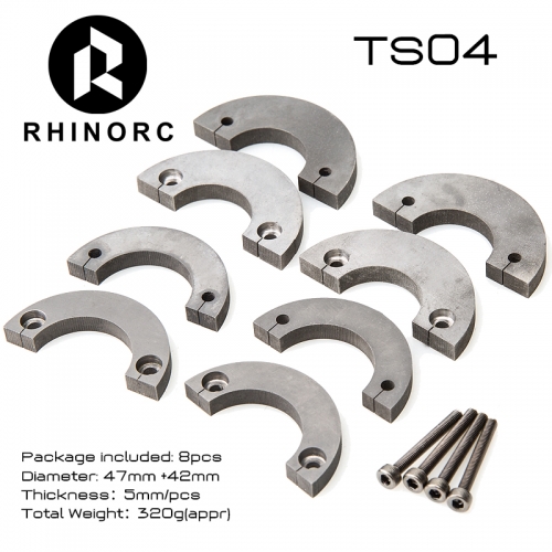 Tungsten Steel 320g Portal Axle Weights For RHINO Capra Axles Upgrade Parts Counterweight