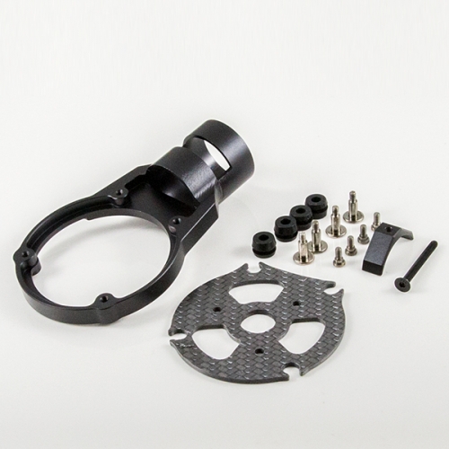 25mm CNC Tube AntiVibe Motor Mount Black (S1000/S1100)