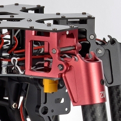 Φ25mm Red CNC Alum Multi-Rotor Foldable Fixed Mount