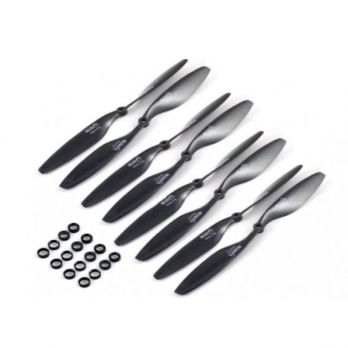 (4Pairs) Rctimer 10x4.5 Carbon Fiber 1045 CW CCW Propeller