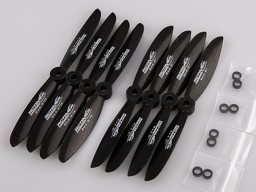 (6pairs) Rctimer 6x4.5" Carbon Fiber Propeller CW CCW