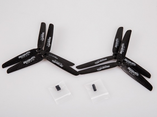 (2pair/bag) Rctimer Carbon Fiber 6x3" 3-Blade CW CCW Propeller