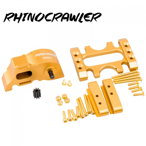 RhinoCrawler GB867 V2 Gearbox Transmission Gears Set 1/10 RC Crawler Car Low Center LCG Chassis MOA