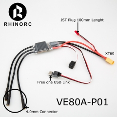 RhinoESC Customized 40A 80A Soldered Connector and JST Plugs RhinoESC Customized 40A 80A Soldered Connector and JST Plugs