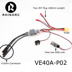 RhinoESC Customized 40A 80A Soldered Connector and JST Plugs RhinoESC Customized 40A 80A Soldered Connector and JST Plugs