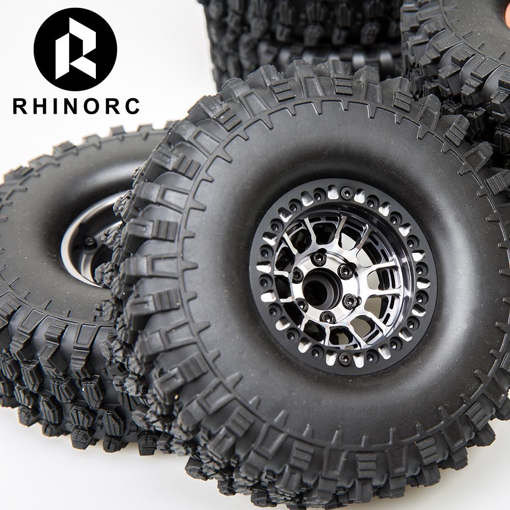 Outer Rim Dilwe 1.9" Aluminum Beadlock Rings (4-Pack) - RC Wheel Accessories For Axial SCX10, Traxxas TRX4 1/10 Scale Cars 1.9 Brass Wheel Rings
