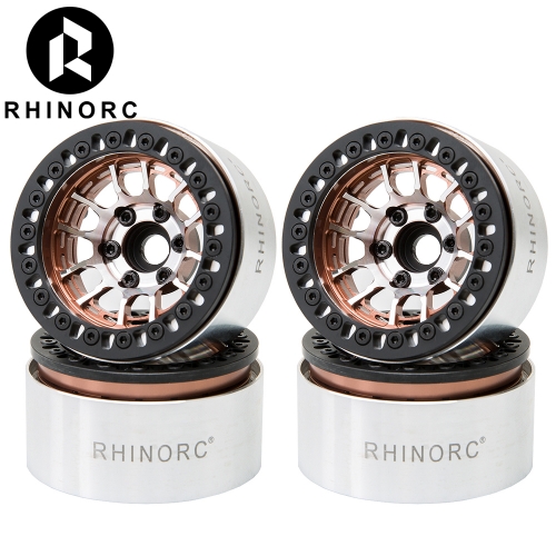 RhinoRC MOZA Negative OffSet Bronze Aluminum 1.9 Inch Wheel Rim 4PCS