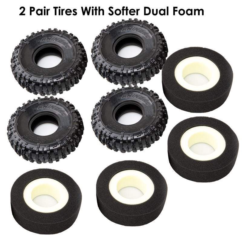 2 Pairs MOZA 1.7 x 5.75 - 2.2 inch Competition Tires Super Sticky 2 Pairs MOZA 1.7 x 5.75 - 2.2 inch Competition Tires Super Sticky