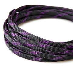 2 Meters 3-Weave Encrypted PET & Flame Retardant Nylon Braided Sleeving