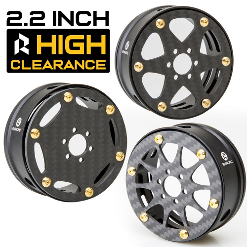 RhinoRC 2.2 Narrow 24mm high Clearance Beadlocks 4ets RhinoRC 2.2 Narrow 24mm high Clearance Beadlocks 4ets